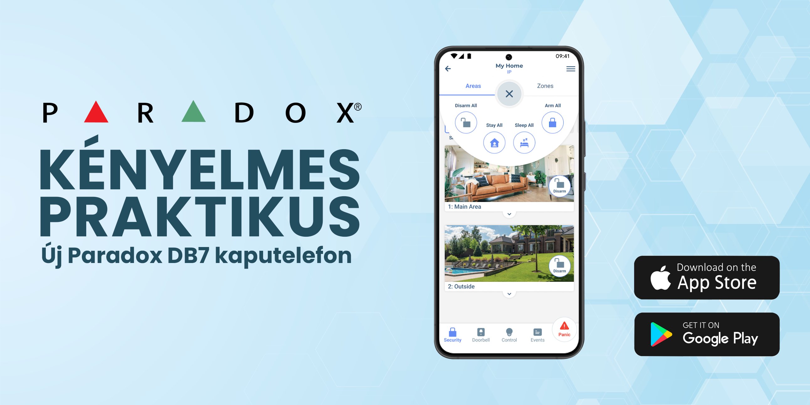 Paradox risztórendszer kicsit másképp - Doorbell DB7